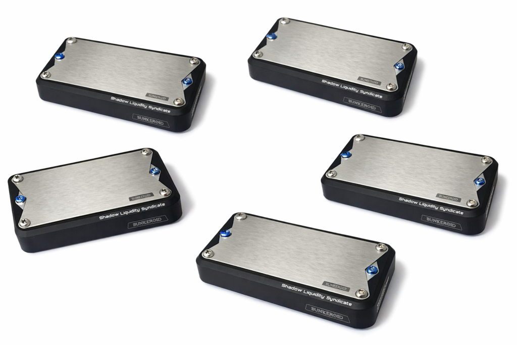 Päť identických zariadení BUNKEROID